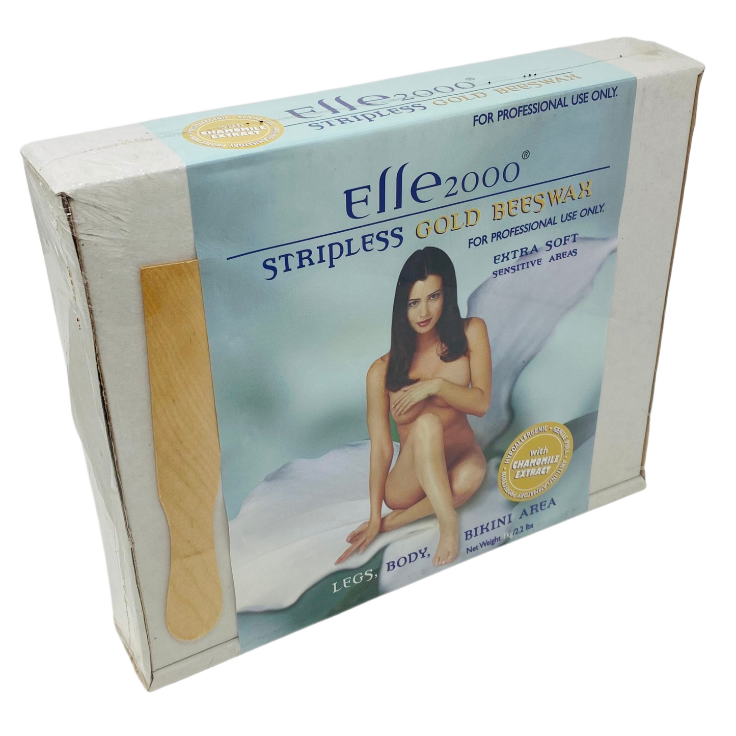 Elle 2000 Stripless Beeswax for Legs, Body & Bikini Area 1kg/2.2 lbs (W921/W923/W925)