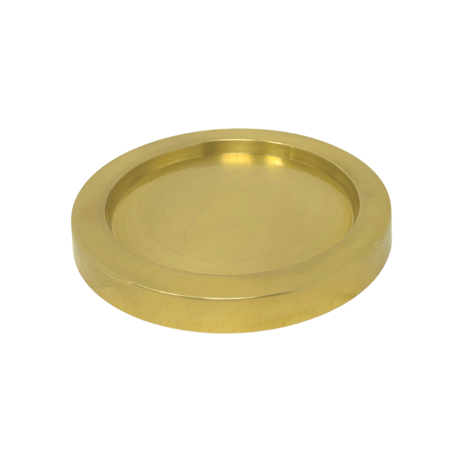 Brass Plate Candle Holder