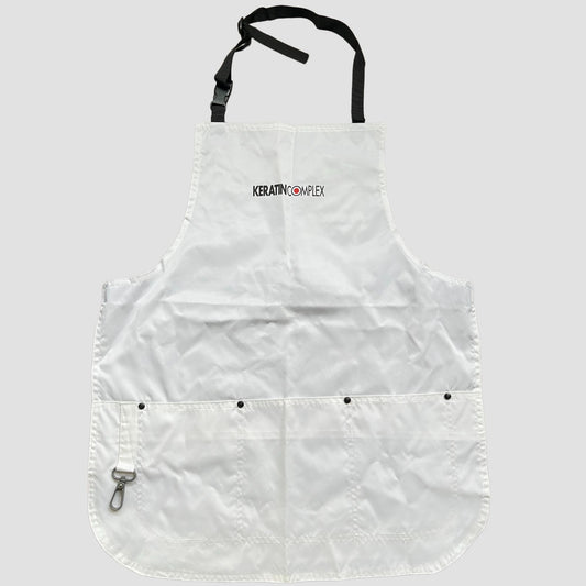 KC002 Keratin Complex Salon Apron White