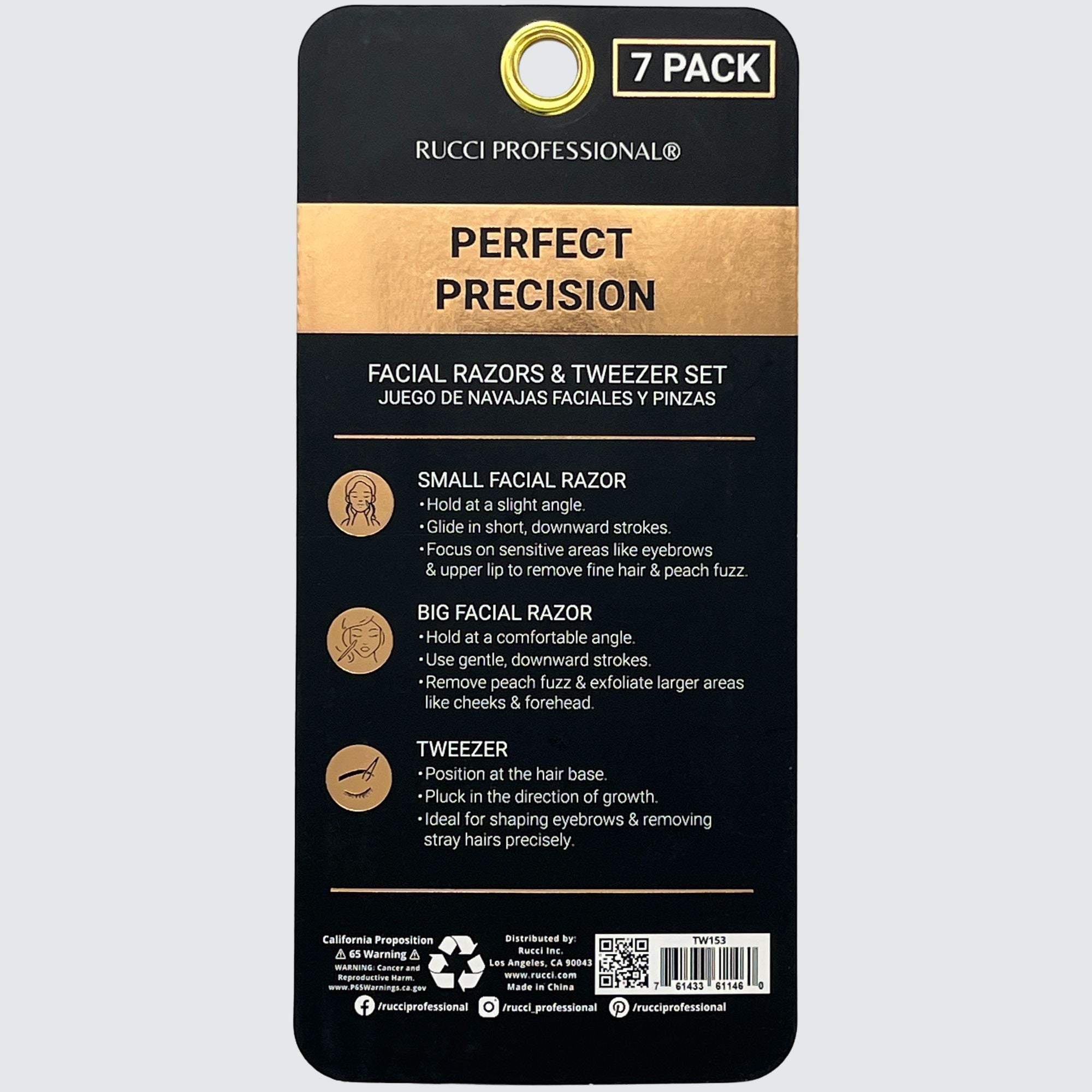 TW153 Rucci Professional Perfect Precision 7 Pack