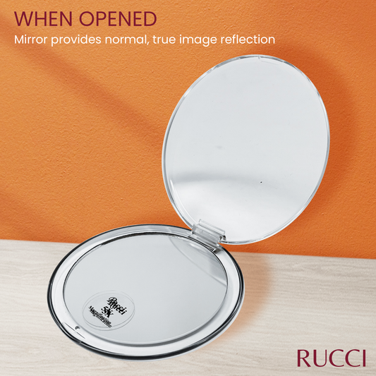 Rucci 3-in-1 Magnifying 4-Inch Compact Mirror (M845)