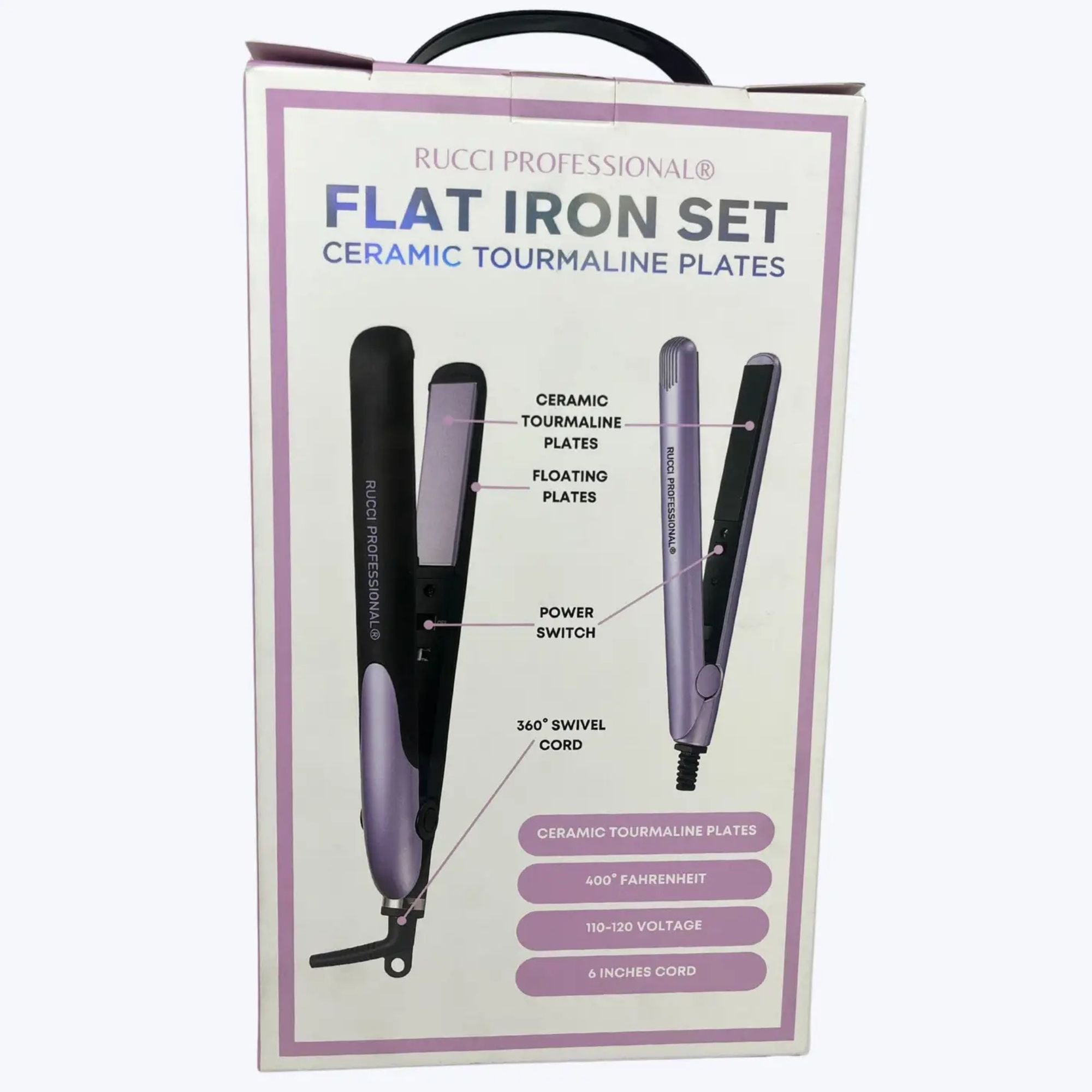 FI11 Rucci Professional Flat Iron Set