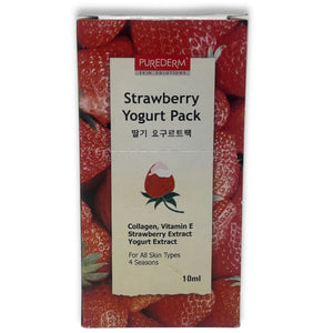 NP100/ST Purederm Strawberry Yogurt Pack (15pcs)