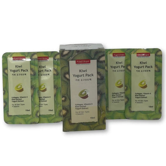 NP100/KW Purederm Kiwi Yogurt Pack Facemask (15 pcs)