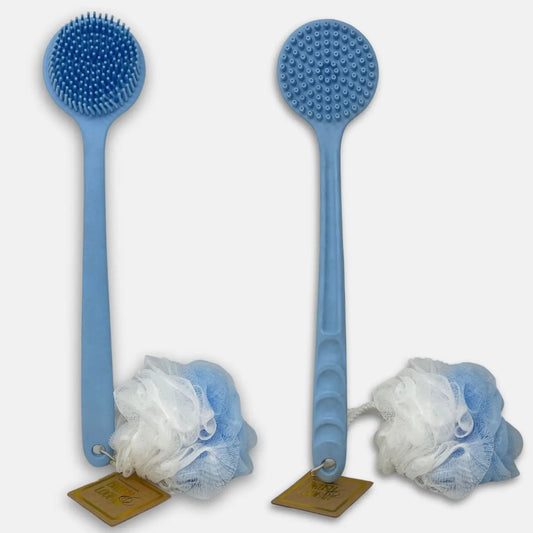 SP116/B Brush & Loofah Set Blue