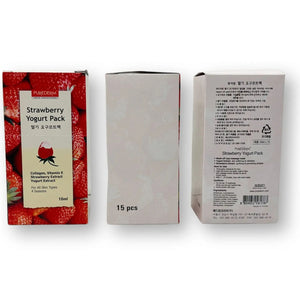 NP100/ST Purederm Strawberry Yogurt Pack (15pcs)