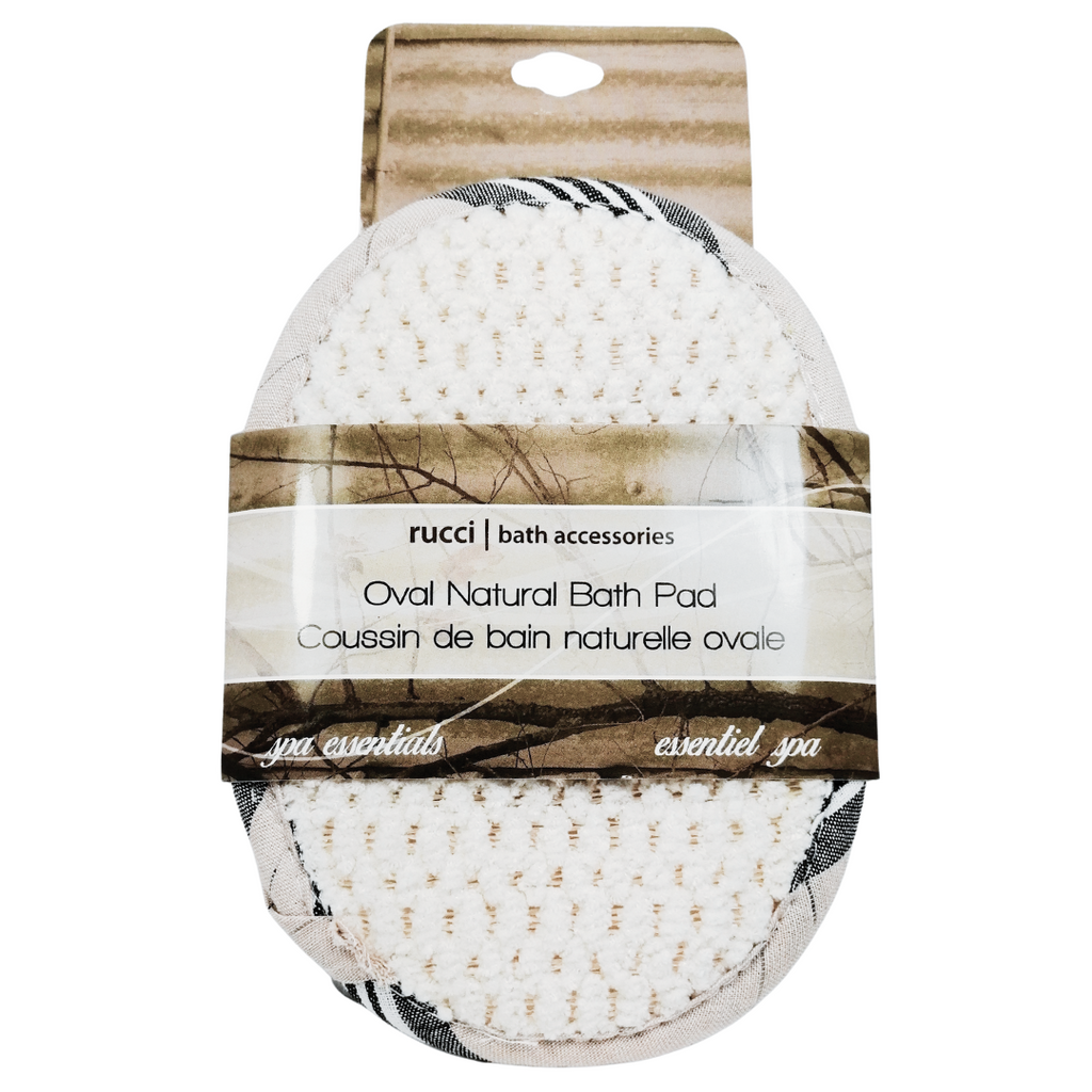 Sisal/Terry Oval Natural Bath Pad (RL466)