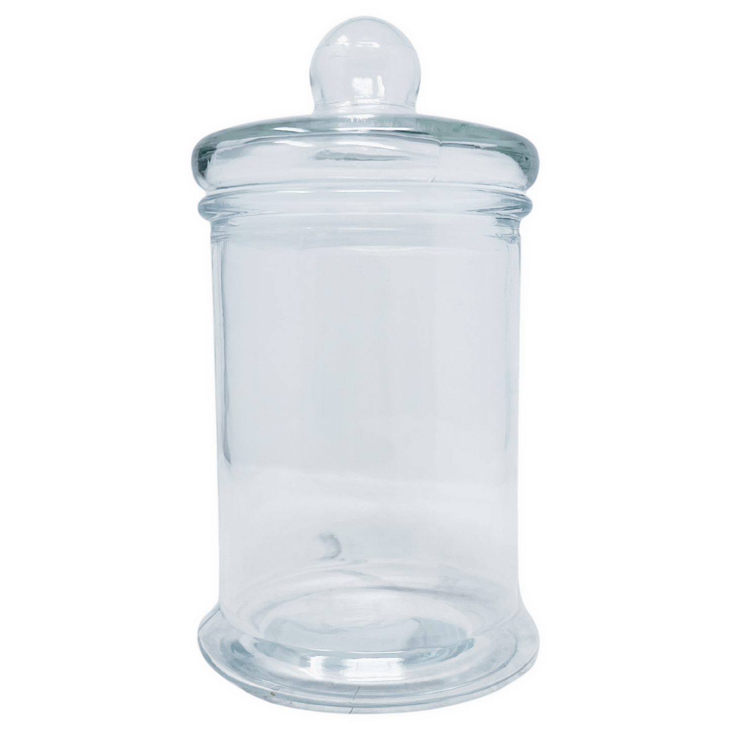 Rucci| BS300 Medium Clear Glass Canister with Lid