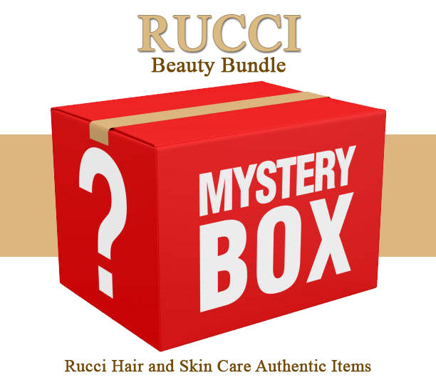 Rucci Beauty Revolution Mystery Box Bundle of 6, Exclusive All-in Box Hair Tool and Brush, Makeup Brush, Sponge, Eye Curler, Bath and Spa, Body and Personal Care Kit, Travel Mirror, And More at $59