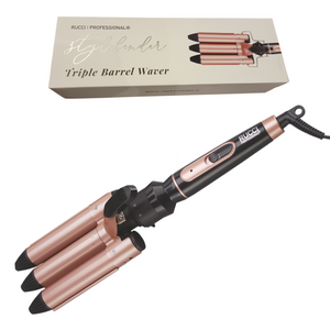 Rucci Triple Barrel Waver - Rose Gold (HC106)