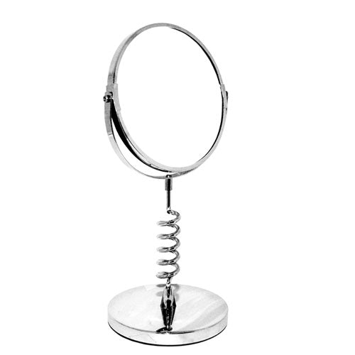 Rucci Round Spiral Stand Magnification Mirror (M842)