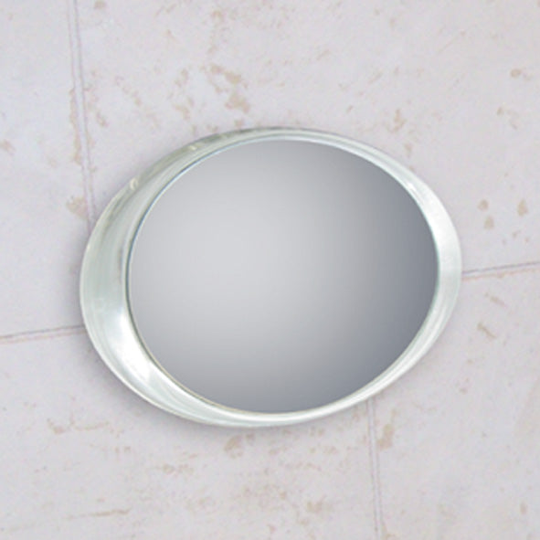 Acrylic Frame Oval Counter-top Magnifying Mirror with Travel Pouch (M882)