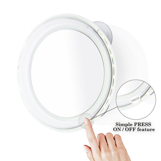 Rucci Lighted Suction Mirror With Magnification (M951 / M952)