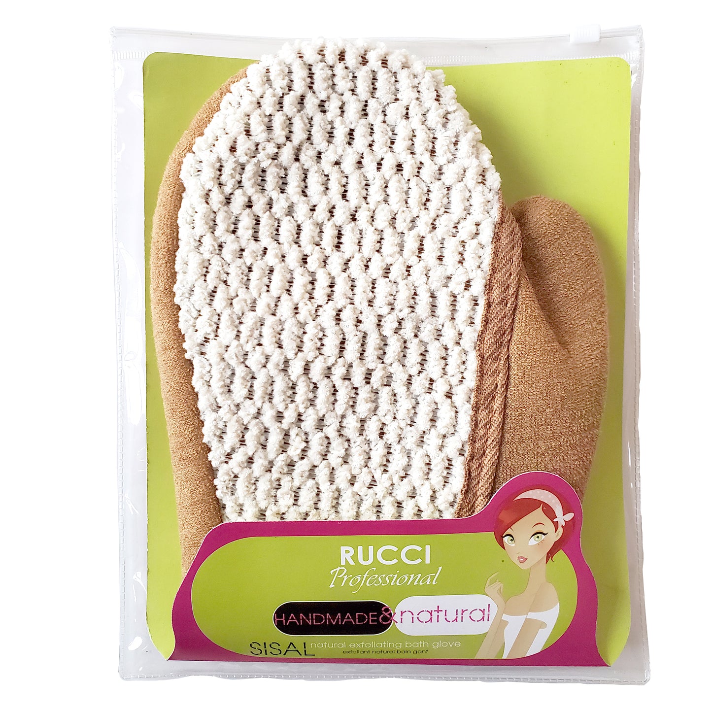 Natural Sisal Exfoliating Bath Glove (RL481)