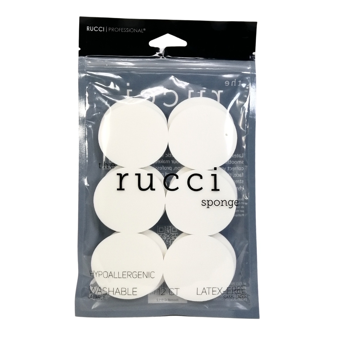 12pcs White Round Sponge (CS12)