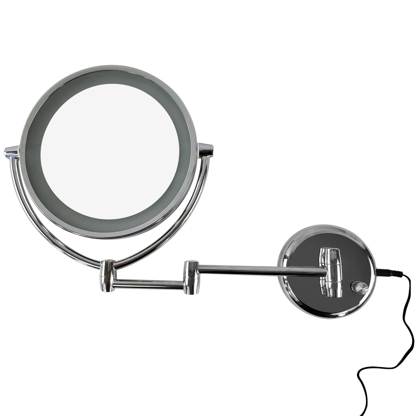 Clearance - Lighted Extendable Wall Mount Mirror 7X/1X Magnification (M950)