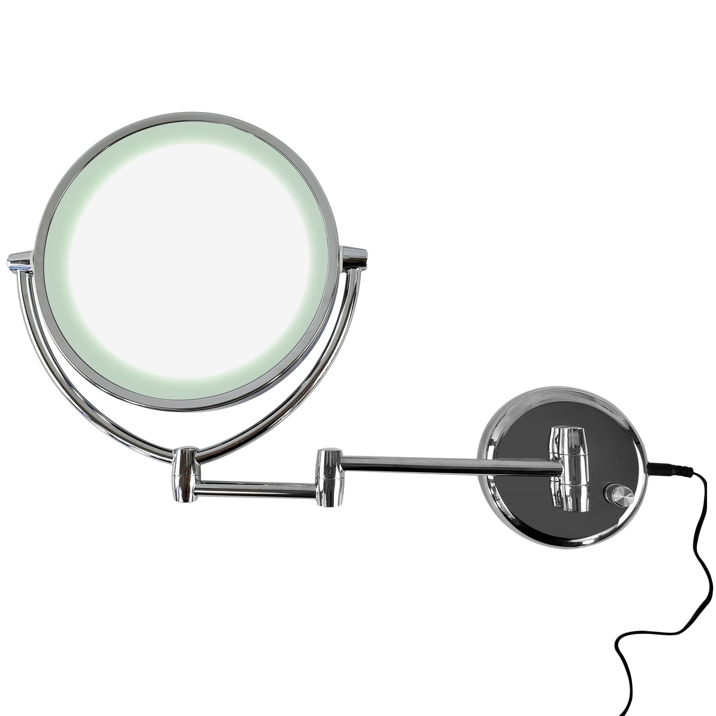 Clearance - Lighted Extendable Wall Mount Mirror 7X/1X Magnification (M950)