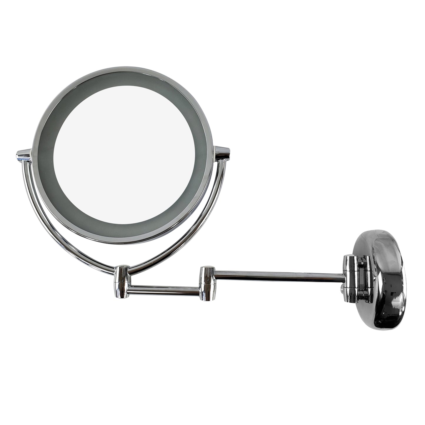 Clearance - Lighted Extendable Wall Mount Mirror 7X/1X Magnification (M950)